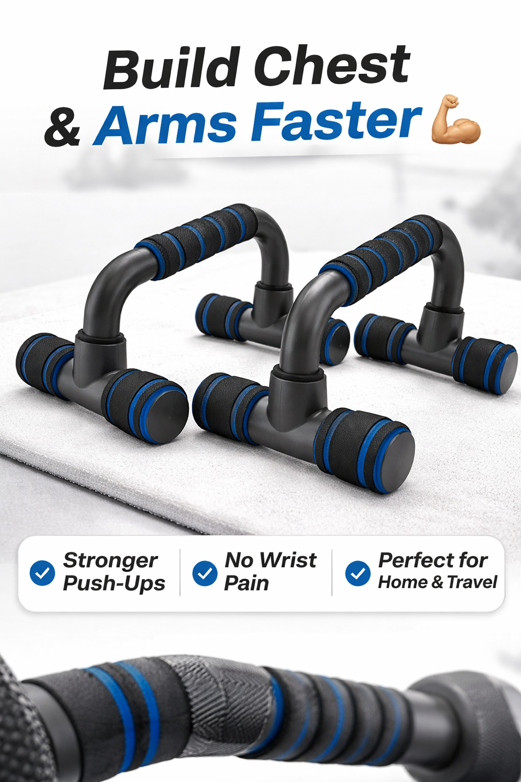 Portable Push-Up Bars – Build Chest & Arms Faster